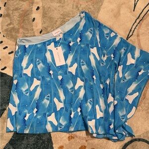 NWT Adrienne one shoulder top